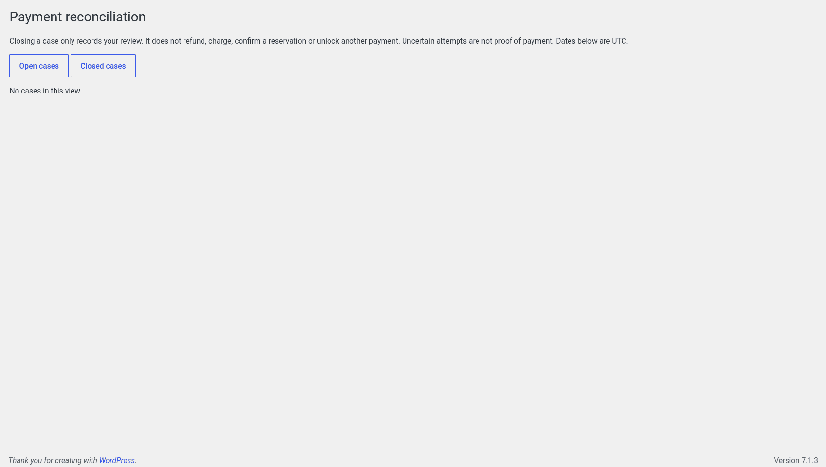 payment reconciliation